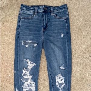 american eagle high rise jeans